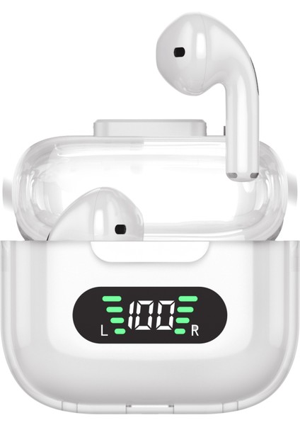 Kablosuz Bluetooth Kulaklık Kulak Içi Ultra Uzun Pil Ömrü Yarı Saydam Uzay Kapsülü Kulaklık Satış (Yurt Dışından)