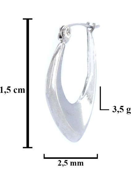 316L Çelik Abiye Küpe UNK-633