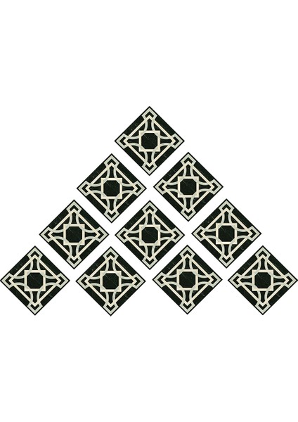 Duvar Merdiven Zemin Sınır Sticker 08 (Yurt Dışından)
