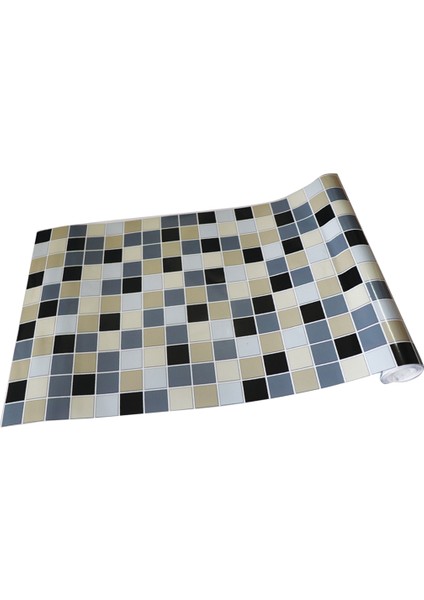 Kendinden Yapışkan 3D Mozaik Duvar Kağıt Çıkartma Çini Mutfak Banyosu 10FT x 30CM D (Yurt Dışından)