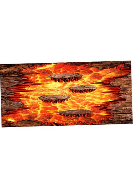 Duvar Boyama Duvar Çıkartmaları 60X120CM Yanardağı (Yurt Dışından)