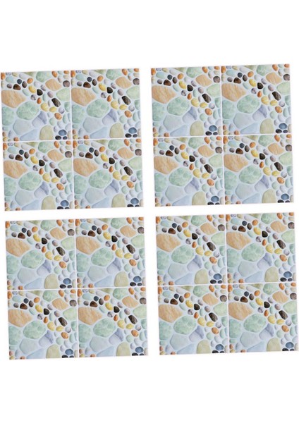 4pcs/set Kendi Kendine Yapışkan Msaic Duvar Kağıdı Vinil Fayanslar 45 x 45CM O (Yurt Dışından)