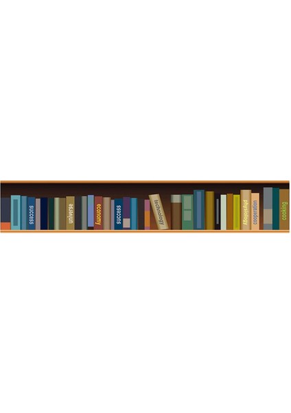 3D Efekt Merdiven Çıkartmaları Kendinden Yapısal Çıkarılabilir Duvar Kağıdı Ev Dekoru Bookcase_b (Yurt Dışından)