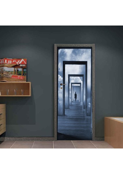 2 Büyük Panel Kendinden Yapışkan Ayna Karo 3D Duvar Çıkartması Mozaik Çıkartma Duvar Alanı Deseni E (Yurt Dışından)