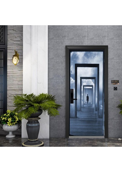 2 Büyük Panel Kendinden Yapışkan Ayna Karo 3D Duvar Çıkartması Mozaik Çıkartma Duvar Alanı Deseni E (Yurt Dışından)