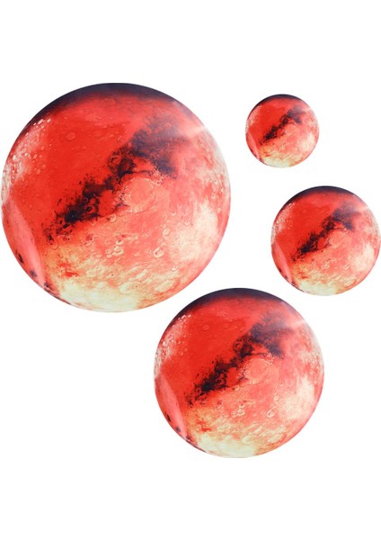 3D Ay Koyu Aydınlık Floresan Duvar Çıkartma Ev Dia. 30CM_05 (Yurt Dışından) indirimleri