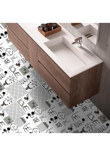 Mutfak Banyo Dekorasyonu Için 10X Su Geçirmez Duvar Kiremit Çıkartmaları 20 cm H (Yurt Dışından)
