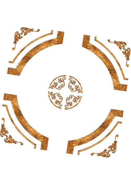 Kendinden Yapışkan Çıkartma Martısı Duvar Fayans Çıkarmaları Pvc Inşaat Fayansları -, 40X40CM 60X60CM Mermer Halkası 40X40CM (Yurt Dışından)