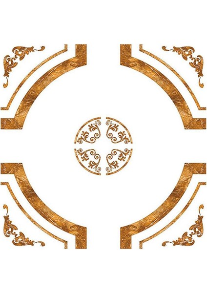 Kendinden Yapışkan Çıkartma Martısı Duvar Fayans Çıkarmaları Pvc Inşaat Fayansları -, 40X40CM 60X60CM Mermer Halkası 40X40CM (Yurt Dışından)