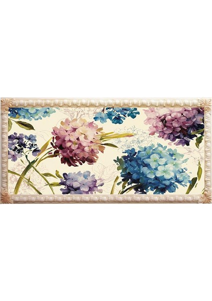 Çiçek Deseni Pvc Kendinden Yapışkan Su Geçirmez Anti-Yağ Anti-Duvar Kağıt Mutfak Duvar Çıkartma Kiremit Çıkartma Duvar Resmi-, 40X80CM #4 (Yurt Dışından)
