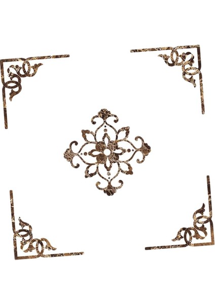 Kendinden Yapışkan Çıkartma Martısı Duvar Fayans Çıkarmaları Pvc Inşaat Fayansları -, 40X40CM 60X60CM Marlıng Flower 60X60CM (Yurt Dışından)
