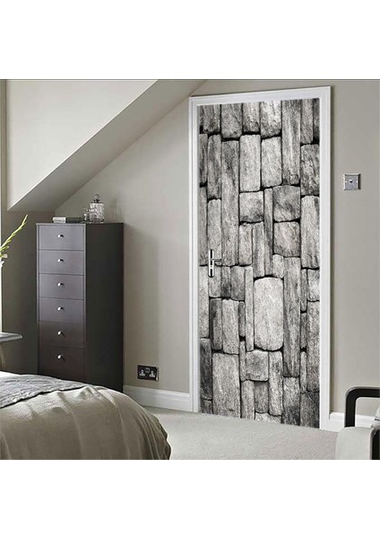 3D Pc Duvar Su Geçirmez Kapı Çıkartmaları Poster Yapışkan Yatak Odası Diy Dekor V (Yurt Dışından) fırsatları
