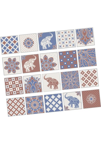 20PCS Su Geçirmez Mozaik Karo Çıkartmaları Duvar Çıkartmaları Diy Ev Duvar Dekorasyonu MB (Yurt Dışından) indirimleri