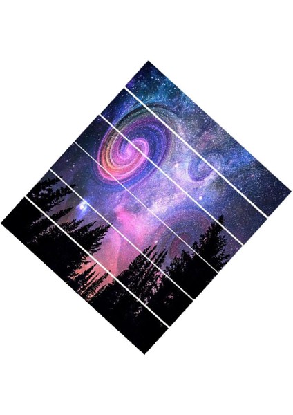 6pcs 3D Kendinden Yapışkan Banyo Mutfak Duvar Merdiven Kiremit Sticker, 100X18CM F (Yurt Dışından)