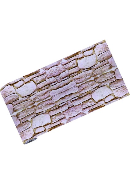 Yapıştırıcı 3D Duvar Kağıdı Tuğla Taş Efekt Duvar Çıkartması Çıkartma Odası Dekor 1# (Yurt Dışından)