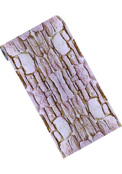 Yapıştırıcı 3D Duvar Kağıdı Tuğla Taş Efekt Duvar Çıkartması Çıkartma Odası Dekor 1# (Yurt Dışından)