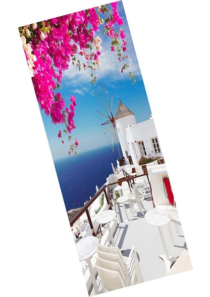 2 Pcs 3D Kapılar Için Çıkarılabilir Duvar Çıkartmaları Sanat Dekorasyon Duvar Duvar S3 (Yurt Dışından)