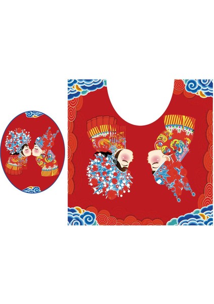 2pcs/set Su Geçirmez Banyo Tuvalet Koltuğu Closeestool Kapak Çıkartma Koruyucusu 7 (Yurt Dışından) fırsatları