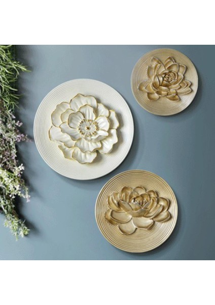 3D Reçine El Yapımı Lotus Duvar Sticker Süsler Düğün Ev Dekorasyonu #1 Beyaz S (Yurt Dışından) fırsatları