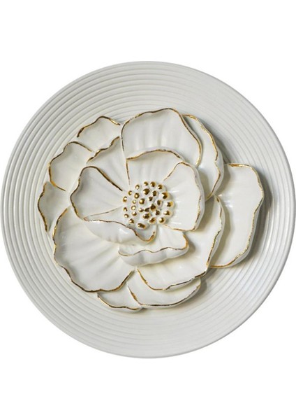 3D Reçine El Yapımı Lotus Duvar Sticker Süsler Düğün Ev Dekorasyonu #1 Beyaz S (Yurt Dışından) indirimleri