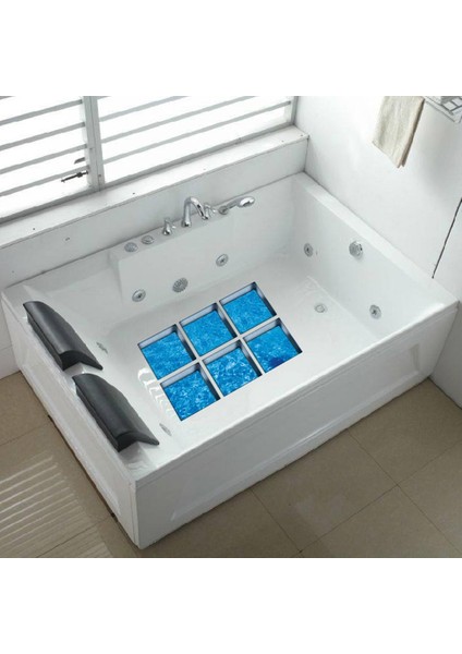 Banyo Style_7 Için 6x 3D Exquisite Su Geçirmez Küvet Sticker (Yurt Dışından) fırsatları