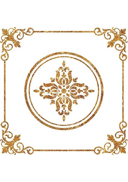 Kendinden Yapışkan Çıkartma Martısı Duvar Karo Çıkartmaları Pvc Inşaat Fayansları -, 40X40CM 60X60CM Sarı Taş Çiçek 60X60CM (Yurt Dışından)