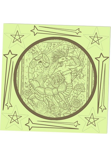 Aydınlık Duvar Çıkartmaları Çıkartmalar Akrep (Yurt Dışından)