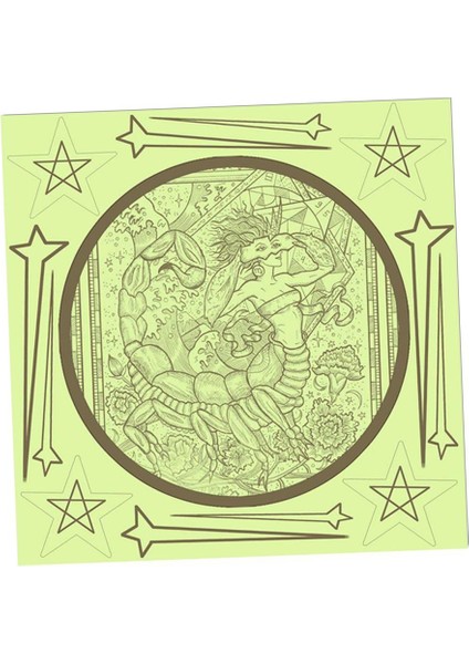 Aydınlık Duvar Çıkartmaları Çıkartmalar Akrep (Yurt Dışından) fiyatları