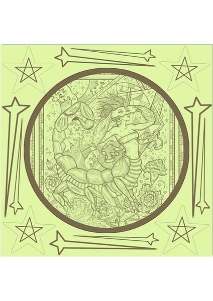 Aydınlık Duvar Çıkartmaları Çıkartmalar Akrep (Yurt Dışından) fırsatları