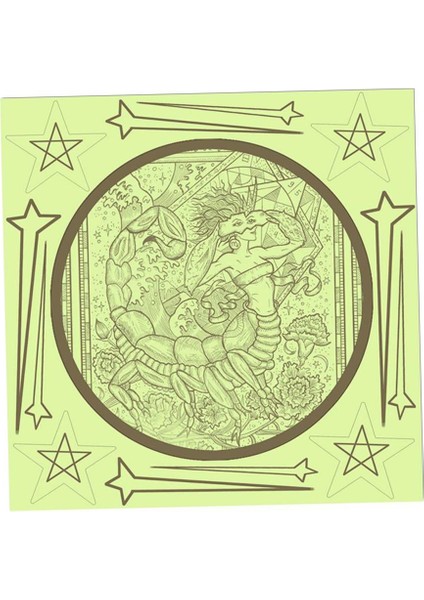 Aydınlık Duvar Çıkartmaları Çıkartmalar Akrep (Yurt Dışından) indirimleri