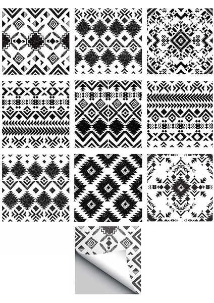 10X Su Geçirmez Duvar Kiremit Çıkartmaları Mutfak Athroom Dekorasyonu 20CM B (Yurt Dışından) modelleri