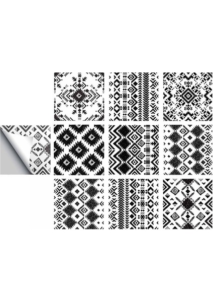 10X Su Geçirmez Duvar Kiremit Çıkartmaları Mutfak Athroom Dekorasyonu 20CM B (Yurt Dışından) indirimleri