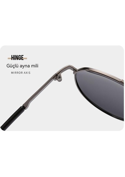 Gümüş Çerçeve Siyah Güneş Gözlüğü Güneş Gözlüğü (Yurt Dışından) indirimleri
