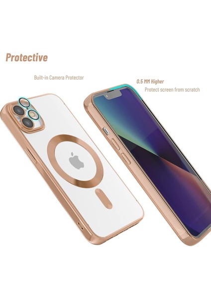 Apple iPhone 11 Kılıf Magsafe Kamera Lensli Korumalı Şeffaf Silikon Kapak modelleri