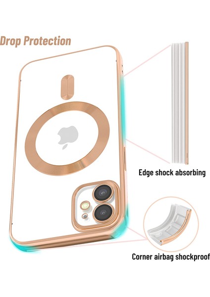 Apple iPhone 11 Kılıf Magsafe Kamera Lensli Korumalı Şeffaf Silikon Kapak fırsatları