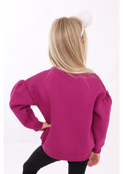 Toontoy Kız Çocuk Nakışlı Sweatshirt