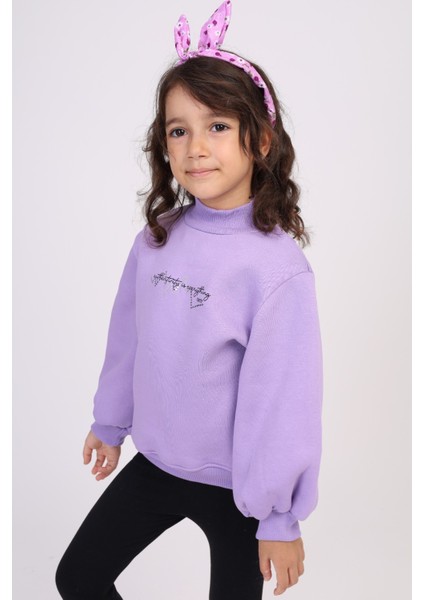 Toontoy Kız Çocuk Baskılı Sweatshirt