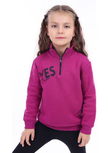 Toontoy Kids Toontoy Kız Çocuk Baskılı Sweatshirt