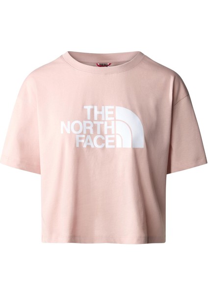 W S/s Cropped Easy Tee Kadın T-Shirt NF0A4T1RLK61