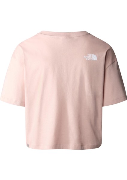 W S/s Cropped Easy Tee Kadın T-Shirt NF0A4T1RLK61 fiyatları