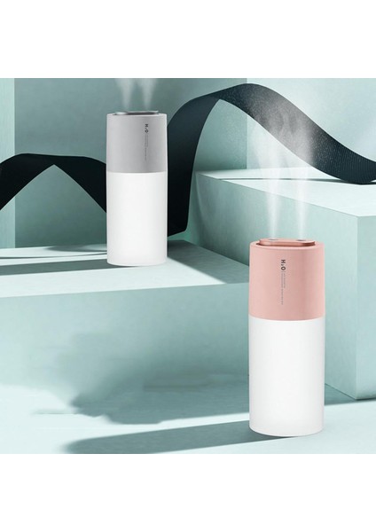 Taşınabilir Hava Difüzörü Mist Arıtma Nemlendirici Dezenfektan Alkol Püskürtücü Çift Sprey 400ML USB Kablolu Pembe (Yurt Dışından) fiyatları