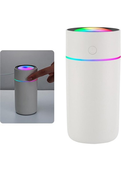 Nemlendirici Difüzör Araba Ev Aroma Hava Temizleyici Renkli Işık 320ML Beyaz (Yurt Dışından) fiyatları