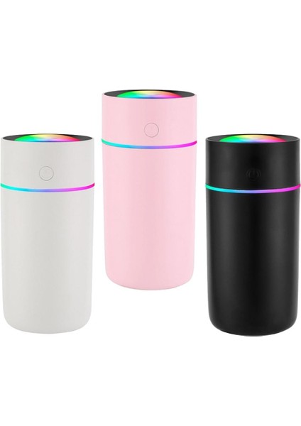 Nemlendirici Difüzör Araba Ev Aroma Hava Temizleyici Renkli Işık 320ML Beyaz (Yurt Dışından) fırsatları