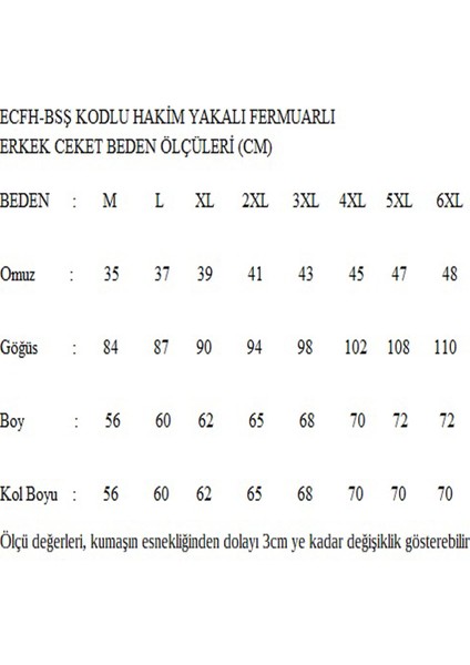 Erkek Hakim Yakalı Önü Şişme Model Fermuarlı Siyah Bomber Mont Ecfh-Bsş