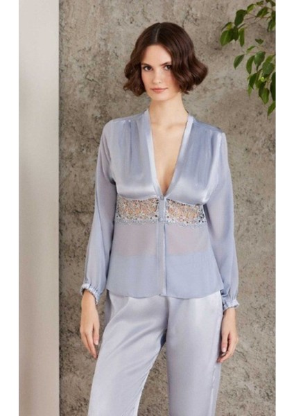 Pierre Cardin saten Gecelik Sabahlık Pijama Takım Şort Takım 6'lı Gelin Çeyiz Seti 6005 indirimleri