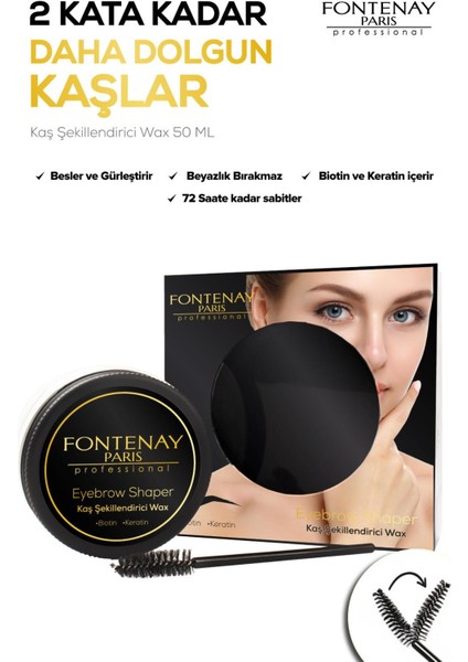 Profesyonel Kaş Şekillendirici Wax + Saç Şekillendirici Toz Wax Mavi 2'Li Set indirimleri