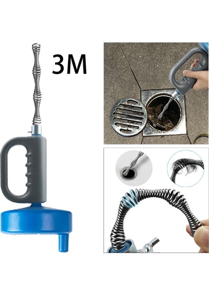 Güç Tuvalet Piston Seti Mutfak ve Duş Için Drenaj Takunya Sökücü Aracı 3 M (Yurt Dışından)