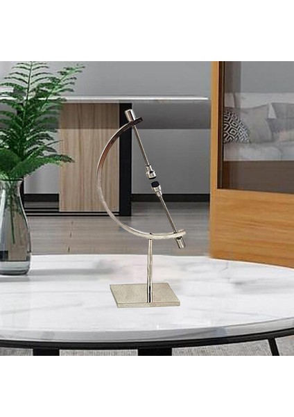 Metal Küre Tutucu Kaliper Standı Raf Anti Pas Stones Para Dekorasyon S 100X40X150MM Için (Yurt Dışından) indirimleri