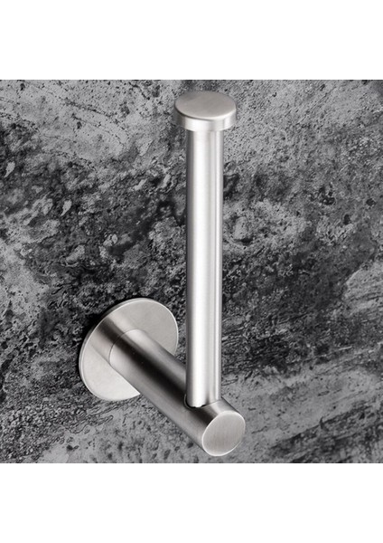 1x Modern Gümüş Tuvalet Rulo Tutucu Havlu Kağıt Havlu Tutucu Banyo (Yurt Dışından)