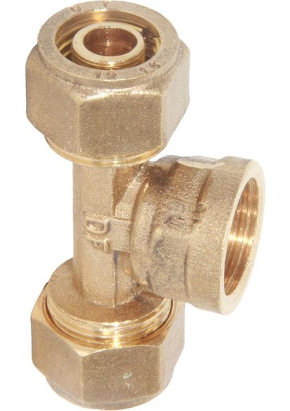 3 Yollu Boru Bağlantı Konnektörü T16 x 12MM (Yurt Dışından)